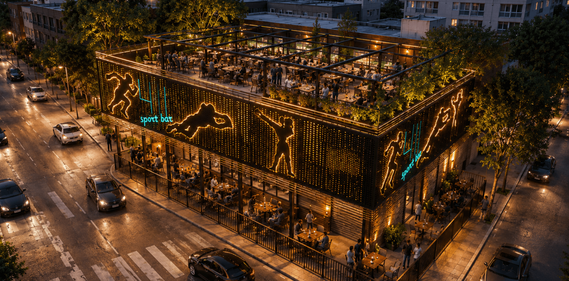 411 Sport bar — AV Design Studio